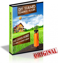 Ebook cover: DIY Stained Concrete Floors