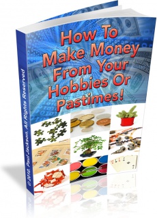 Ebook cover: Make money from your hobbies