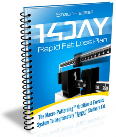Ebook cover: 14 Day Rapid Fat Loss Plan