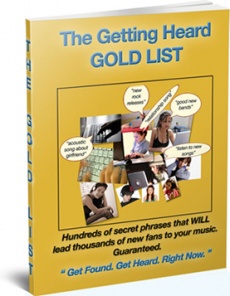 Ebook cover: The Getting Heard GOLD LIST