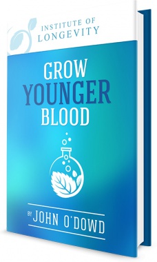 Ebook cover: Grow Younger Blood