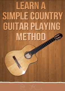 Ebook cover: Learn  A Simple Country Guitar method