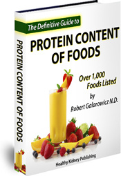 Ebook cover: The Definitive Guide To Protein Content Of Foods