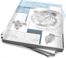Ebook cover: Drawing Animals in Pencil