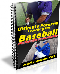Ebook cover: Ultimate Forearm Training for Baseball
