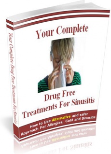 Ebook cover: Your Complete Drug-Free Treatments For Sinusitis