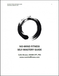 Ebook cover: NO-MIND FITNESS Self-Mastery Guide