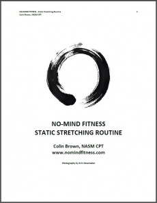 Ebook cover: NO-MIND FITNESS Static Stretching Routine