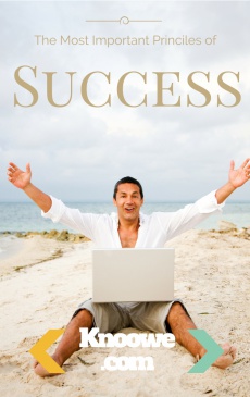 Ebook cover: The most important Principles of success