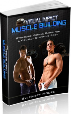 Ebook cover: Visual Impact Muscle Building