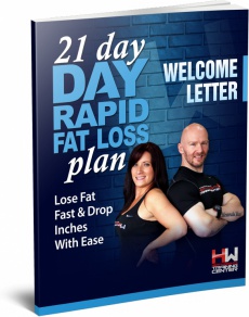 Ebook cover: 21 Day Rapid Fat Loss Plan