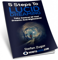 Ebook cover: 5 Steps To Lucid Dreaming!