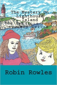 Ebook cover: The Mystery on Lighthouse Island