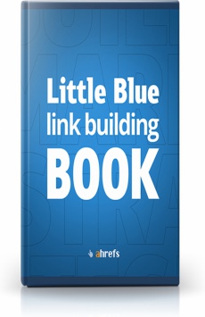 Ebook cover: Little Blue link building BOOK