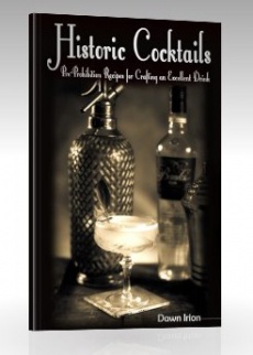 Ebook cover: Historic Cocktails: Pre-Prohibition Recipes for Crafting an Excellent Drink