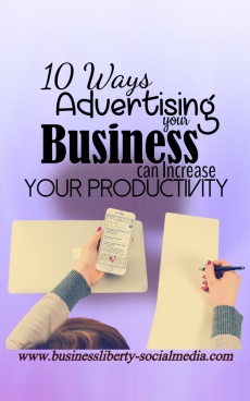 Ebook cover: 10 Ways Advertising Your Businesses Can Increase Your Productivity