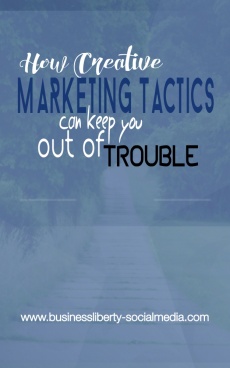 Ebook cover: How Creative Marketing Tactics Can Keep You Out of Trouble