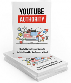 Ebook cover: Discover How to Build Your YouTube Authority with this Comprehensive Guide