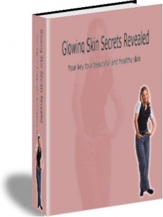 Ebook cover: Glowing Skin Secrets Revealed