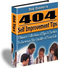 Ebook cover: 404 Self Improvement Tips