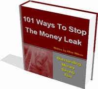 Ebook cover: 101 Ways To Stop The Money Leak
