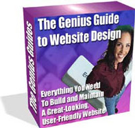 Ebook cover: The Genius Guide to Website Design V2.0