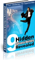 Ebook cover: 9 Hidden Success Barriers Revealed