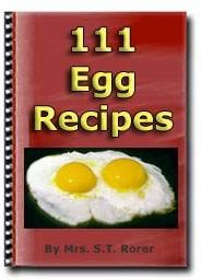 Ebook cover: 111 EGG Recipes