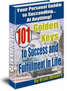 Ebook cover: 101 Golden Keys to Success and Fulfillment In Life