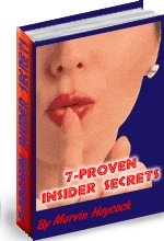 Ebook cover: 7-PROVEN Insider Secrets