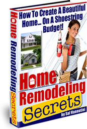 Ebook cover: Home Remodeling Secrets