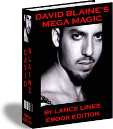 Ebook cover: David Blaine's Mega Magic