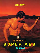 Ebook cover: Gilad 12 weeks to Super Abs