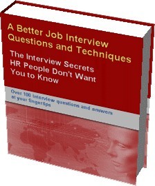 Ebook cover: A Better Job Interview - Questions and Techniques