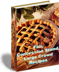 Ebook cover: Fair, Concession Stand, Large Crowd Recipes