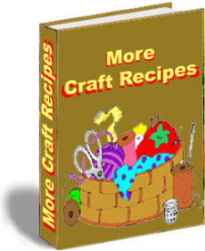 Ebook cover: More Craft Recipes