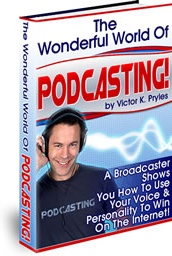 Ebook cover: The Wonderful World of Podcasting