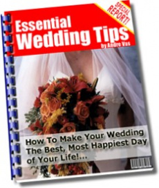Ebook cover: Essential Wedding Tips