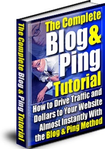 Ebook cover: The Blog and Ping Tutorial
