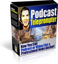 Ebook cover: PodCast Teleprompter