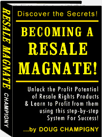 Ebook cover: Becoming A Resale Magnate