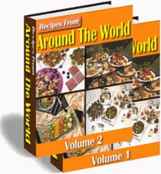 Ebook cover: Recipes From Around The World v1 & v2