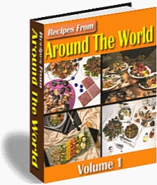Ebook cover: Recipes From Around The World v1