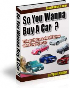 Ebook cover: So You Wanna Buy A Car