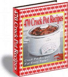 Ebook cover: 470 Crock Pot Recipes