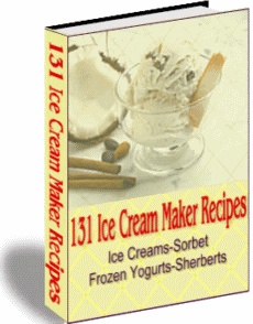 Ebook cover: Ice Cream Maker Recipes