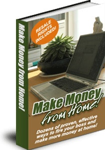 Ebook cover: Make Money From Home