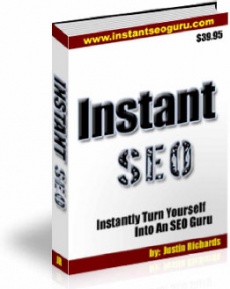 Ebook cover: Instant SEO