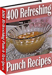 Ebook cover: 400 Refreshing Punch Recipes
