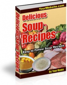 Ebook cover: Soup Recipes